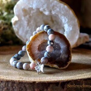 Jaspis – Armband mit Doppelflügel