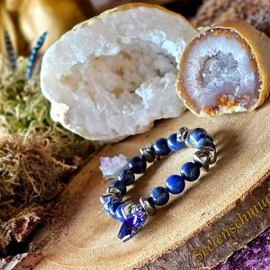 Chakra - Armband Sodaltih mit Swarovski-Kreuz – Bild 3