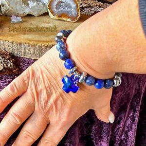 Chakra - Armband Sodaltih mit Swarovski-Kreuz – Bild 5