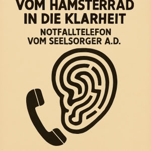 Kurzbeschreibung: Vom Hamsterrad in die Klarheit – Notfalltelefon vom Seelsorger in jeder Lebenslage